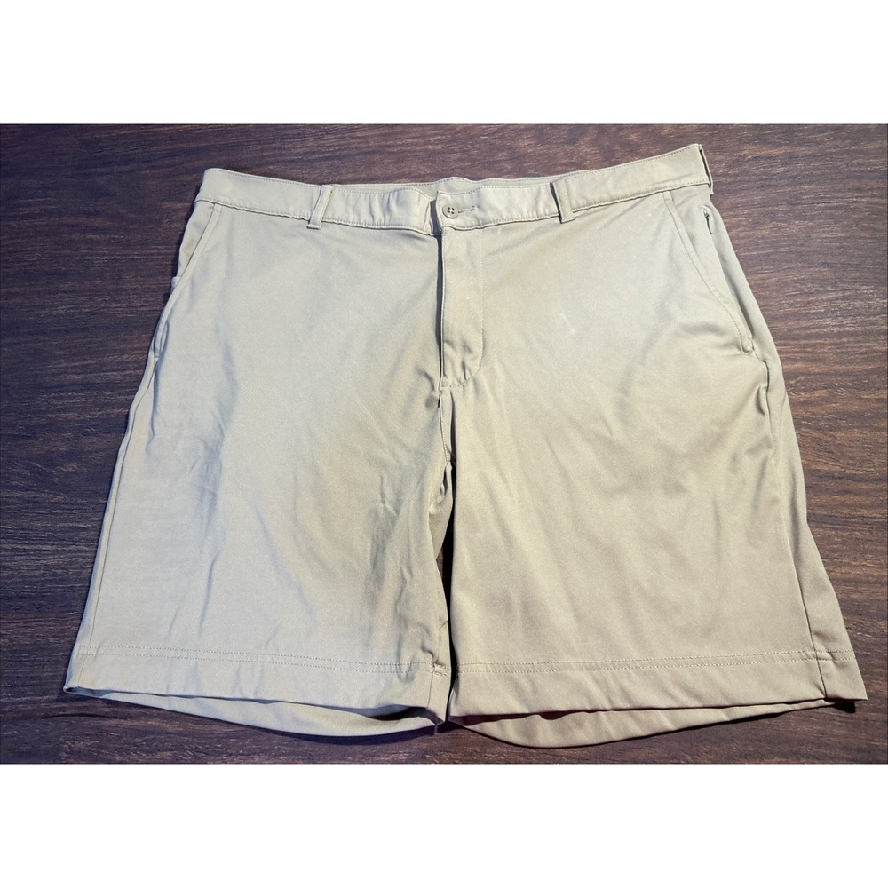 Cremieux Performance Golf Shorts Men's Size 36 Beige Stretch *SEE PHOTOS*